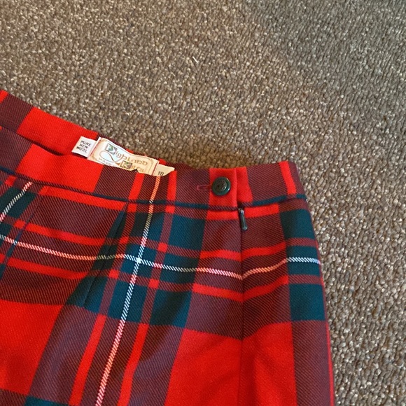 Highland Kilt Company Scotland Wool Kilt Skirt Red Pure wool - Picture 3 of 8